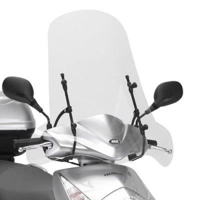 102A Plexi GIVI na skútr čiré pro motocykly YAMAHA, PIAGGIO, KYMCO, HONDA